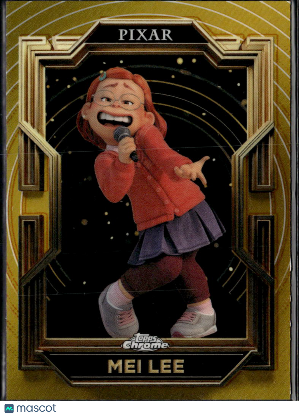 Mei Lee 2025 Topps Chrome Pixar Refractor Disney #88