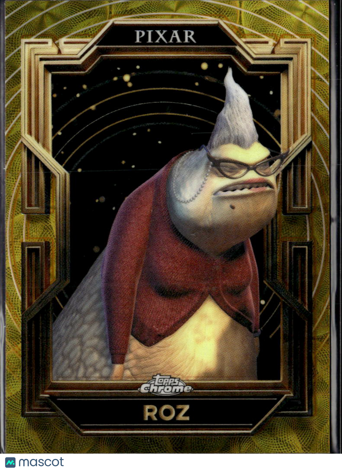 Roz 2025 Topps Chrome Pixar Gold Scope Refractor #24