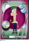 Ferb 2026 Topps Chrome Disney Pink Refractor 229/250 #116