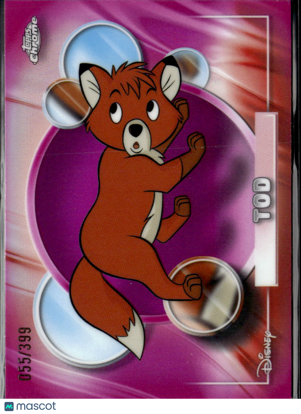 Tod 2026 Topps Chrome Disney Pink Refractor 55/399 #45