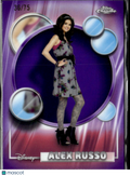 Selena Gomez Alex Russo 2026 Topps Chrome Disney Purple Refractor 36/75 #7