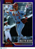 Masyn Winn 2026 Topps Chrome Purple Refractor 15/75 St. Louis Cardinals