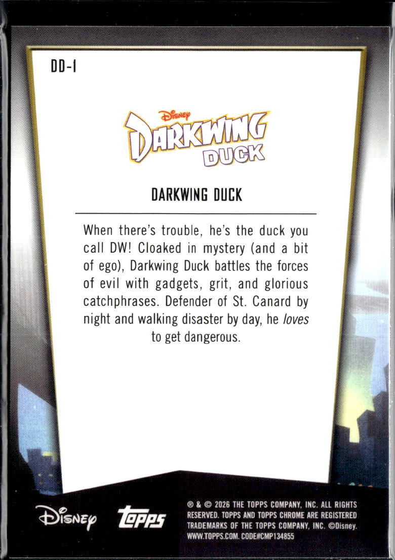 Darkwing Duck 2026 Topps Chrome Disney #DD-1
