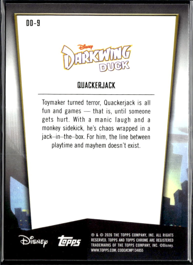 Darkwing Duck 2026 Topps Chrome Disney  #DD-9