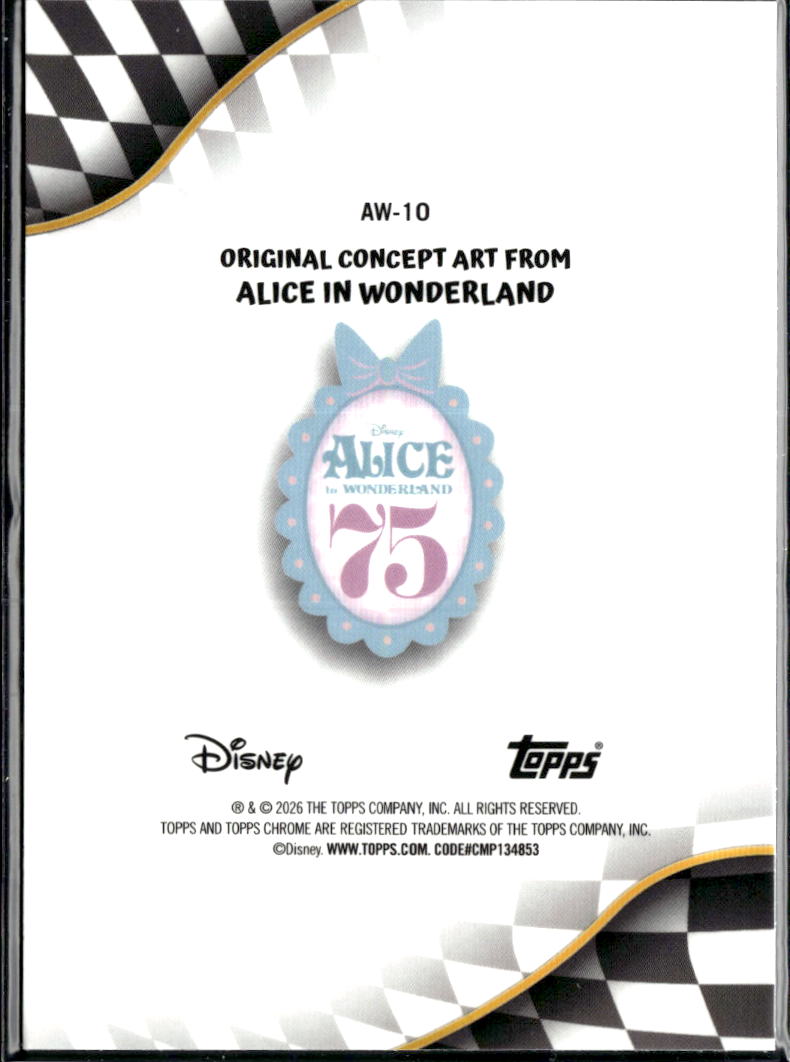 2026 Topps Chrome Disney Concept Art #AW-10