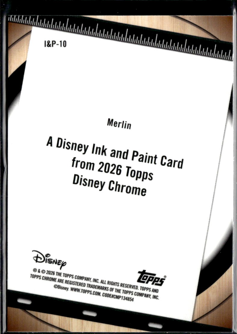 Merlin 2026 Topps Disney Chrome Ink and Paint #I&P-10