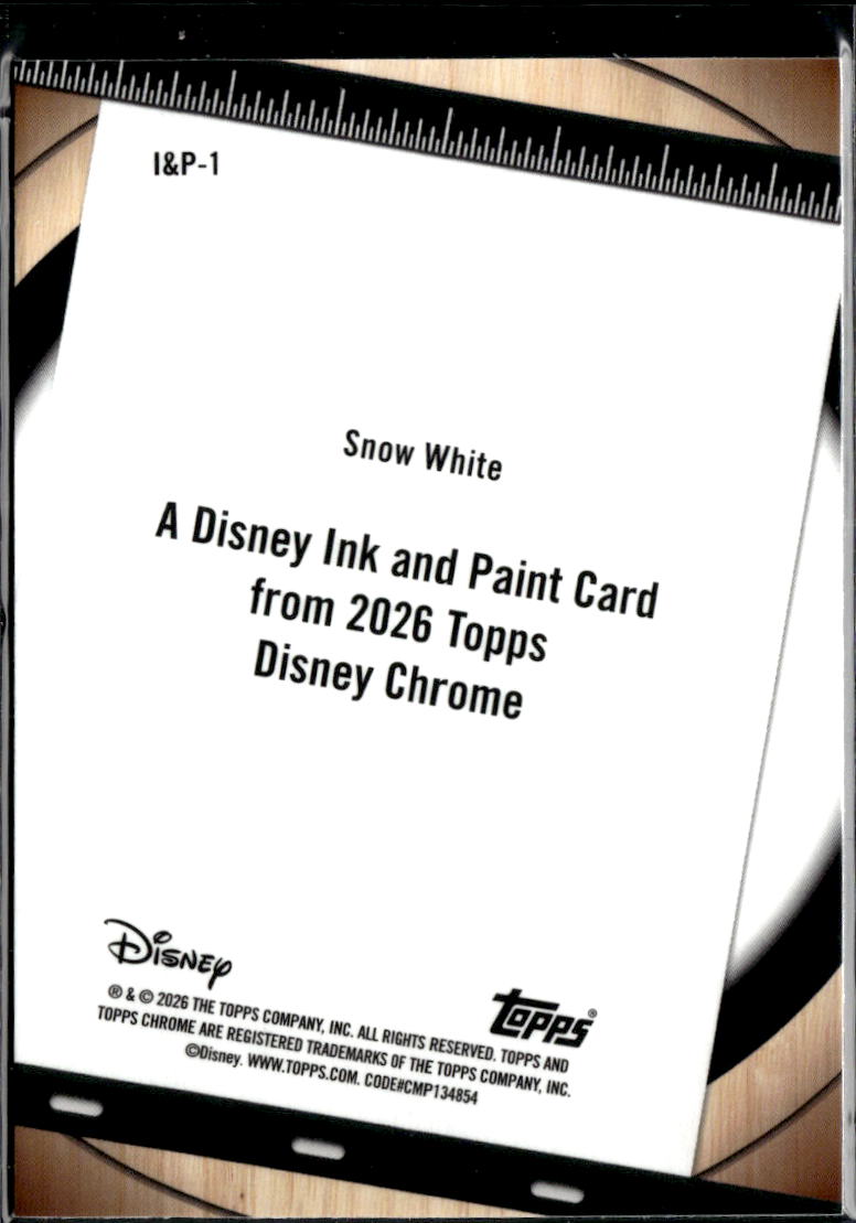 Snow White 2026 Topps Disney Chrome Ink & Paint #I&P-1