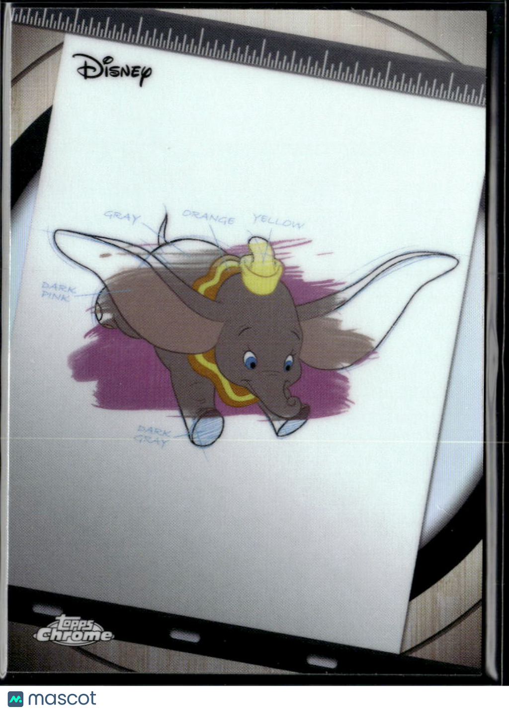 Dumbo 2026 Topps Disney Chrome Ink & Paint Insert #I&P-4