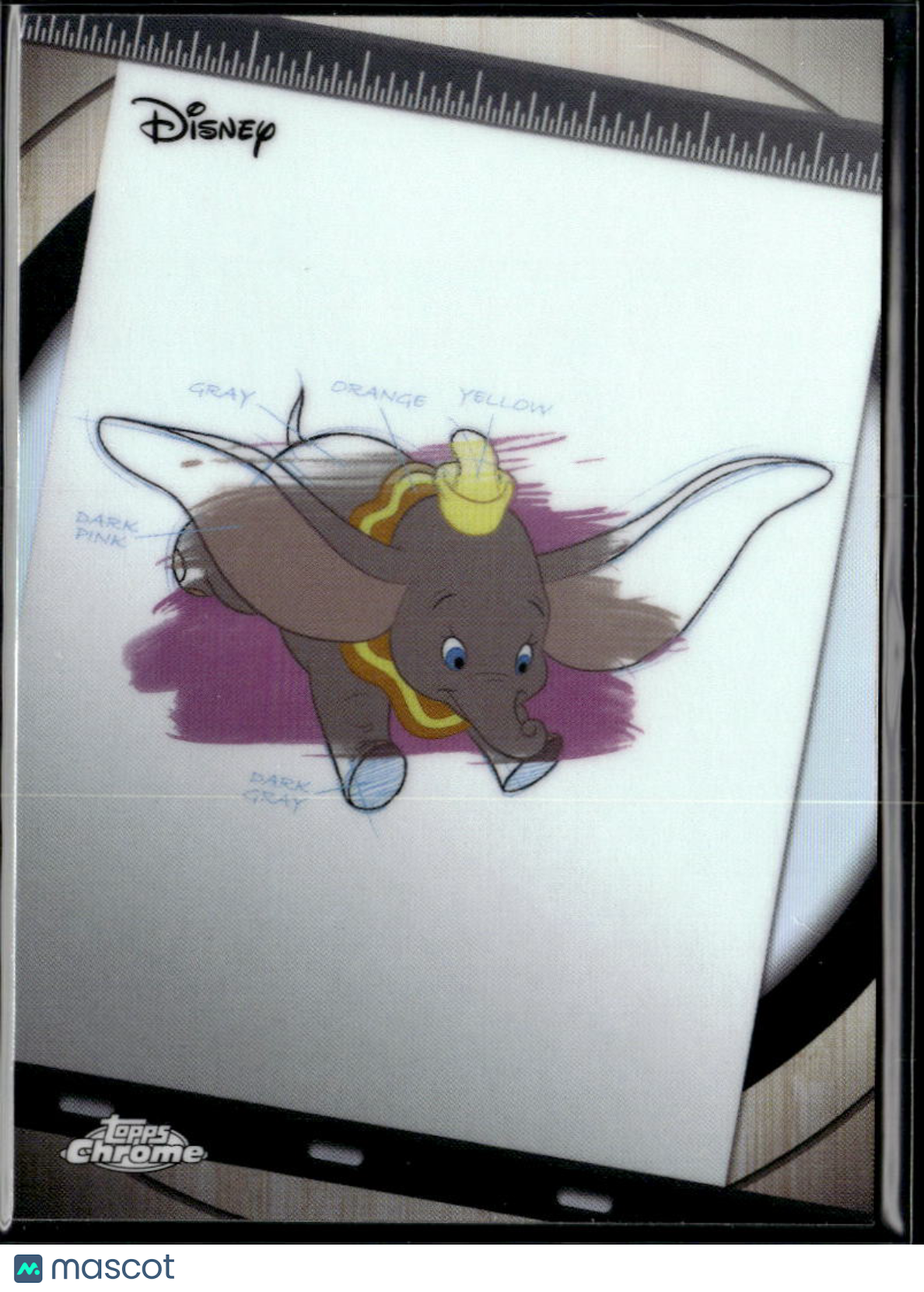 Dumbo 2026 Topps Disney Chrome Ink & Paint Insert #I&P-4