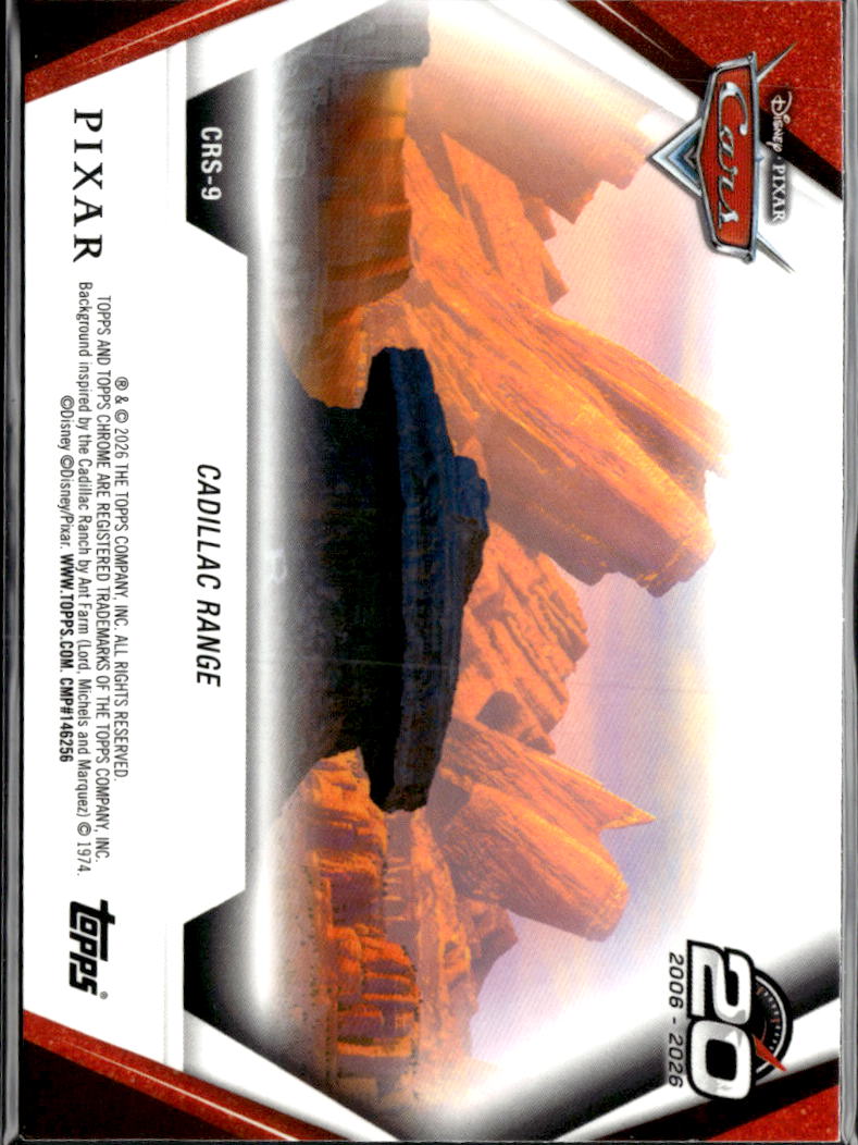 Cadillac Range 2026 Topps Chrome Disney Pixar Cars #CRS-9