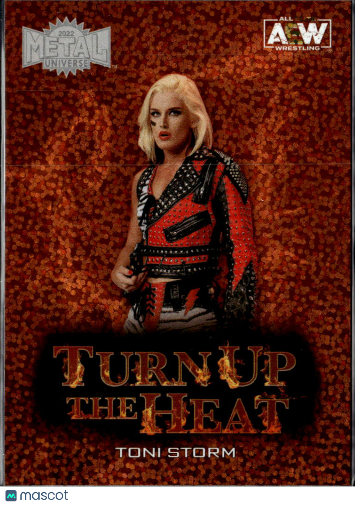 Toni Storm 2022 SkyBox AEW Metal Universe Turn Up the Heat