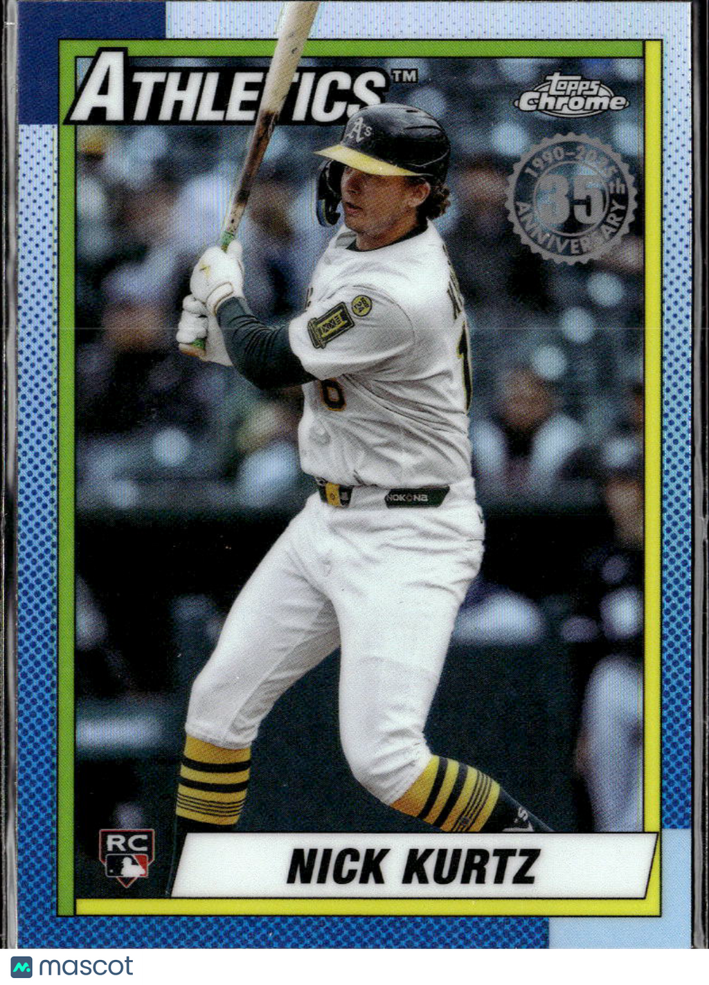 Nick Kurtz 2025 Topps Chrome '90 Rookie RC Oakland Athletics