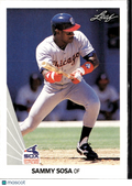 Sammy Sosa 1990 Leaf Rookie RC Chicago White Sox