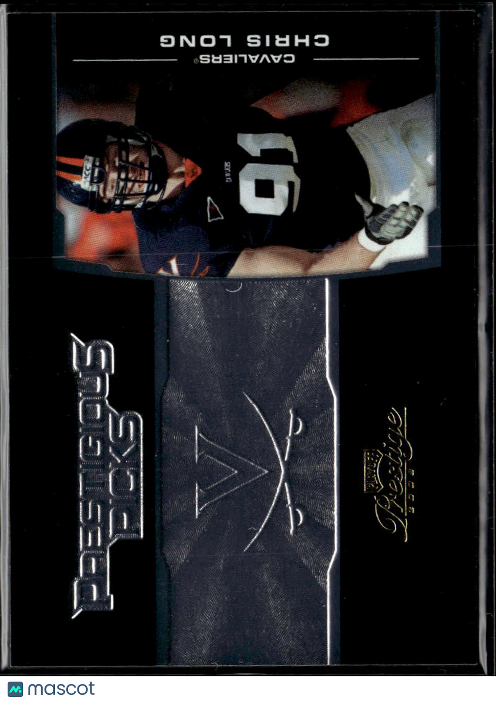 Chris Long 2008 Prestige Prestigious Picks RC /500 Virginia Cavaliers
