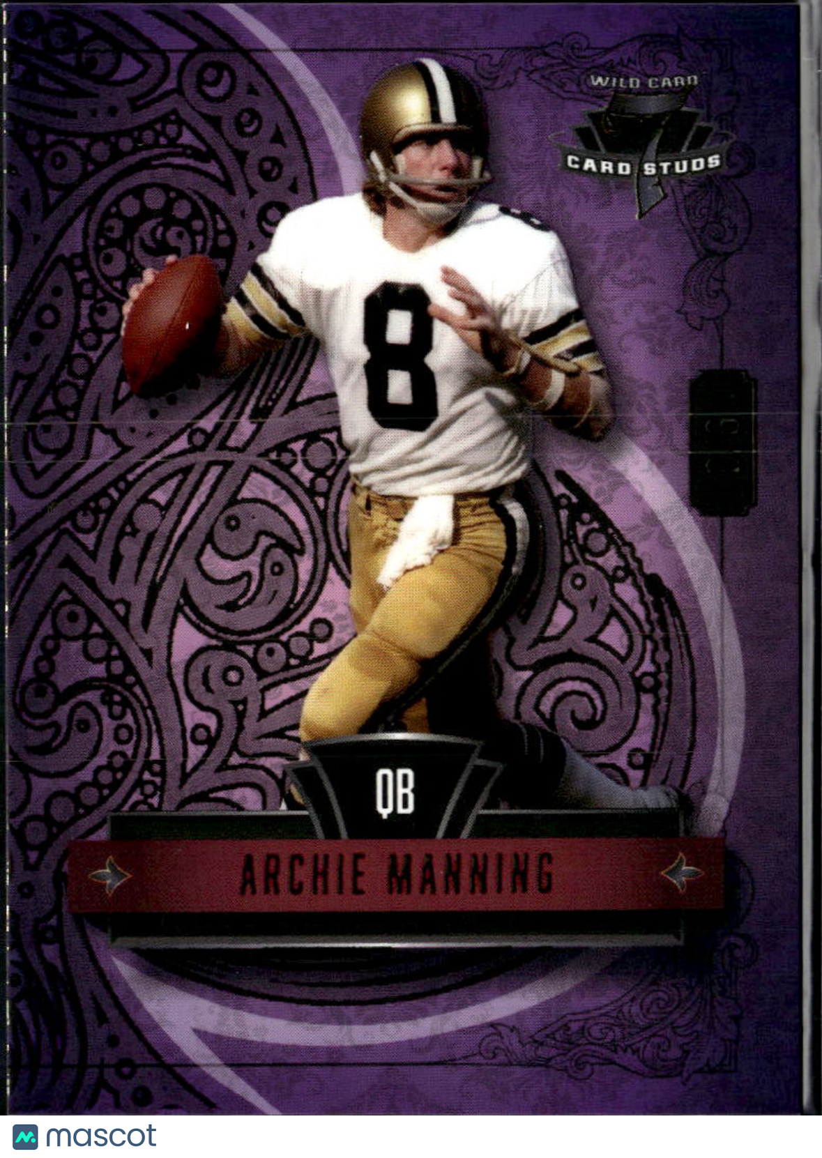 Archie Manning 2026 Wild Card Card Studs SSP 2/6 Ole Miss Rebels