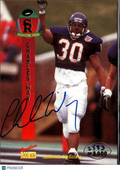 Charles Way 1995 Signature Prime Auto Autograph /3000 New York Giants