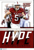 Christian McCaffrey 2017 Score Hype Rookie RC Panthers 49ers Stanford Cardinal