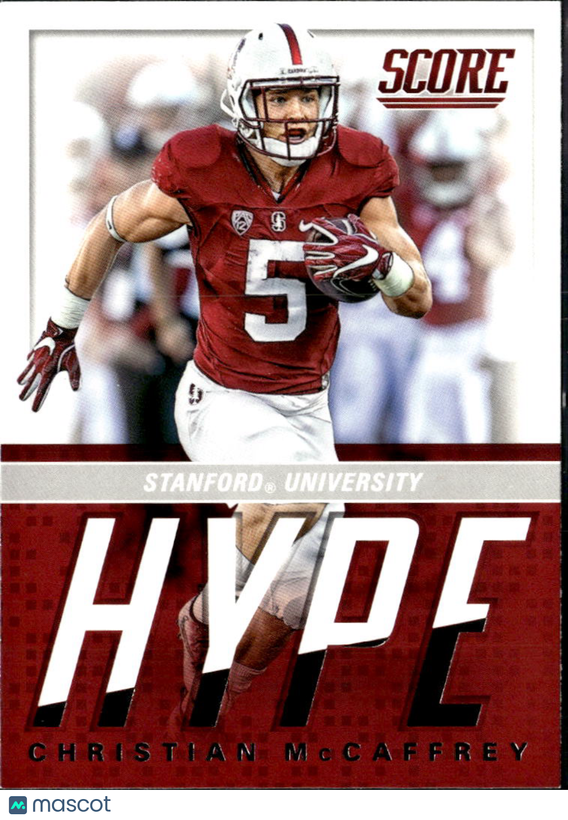 Christian McCaffrey 2017 Score Hype Rookie RC Panthers 49ers Stanford Cardinal