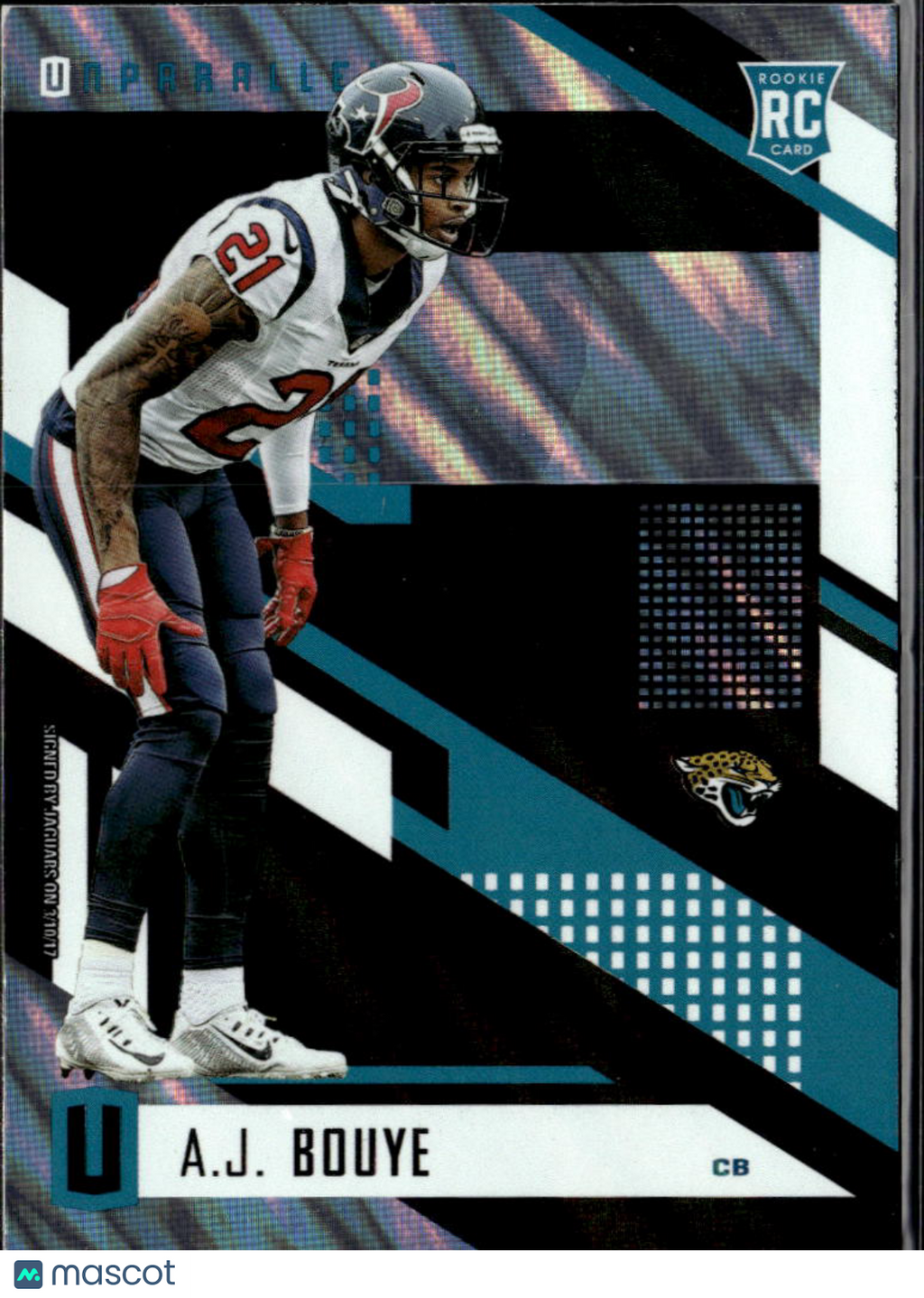 A.J. Bouye 2017 Unparalleled RC Mega Moon Lava Jacksonville Jaguars