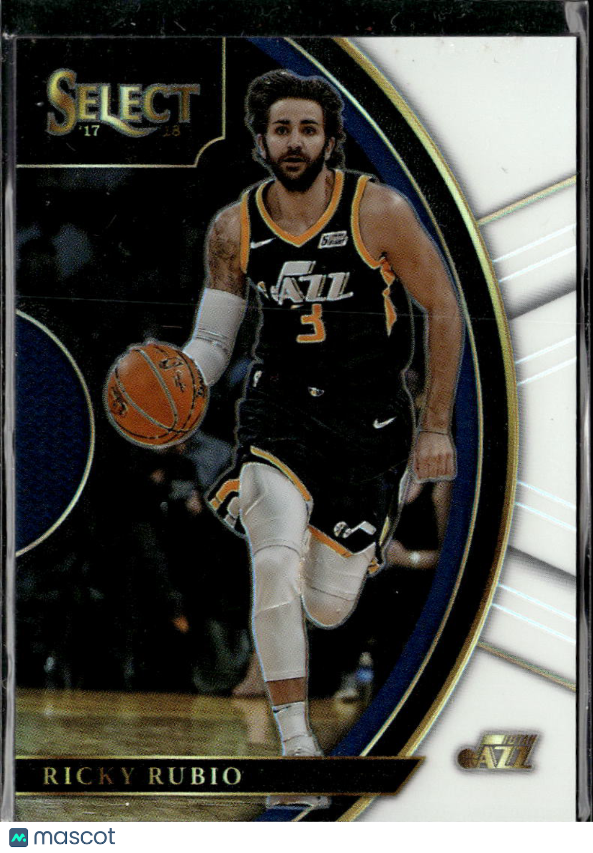 Ricky Rubio 2018 Select Concourse White Prizm /149 Utah Jazz