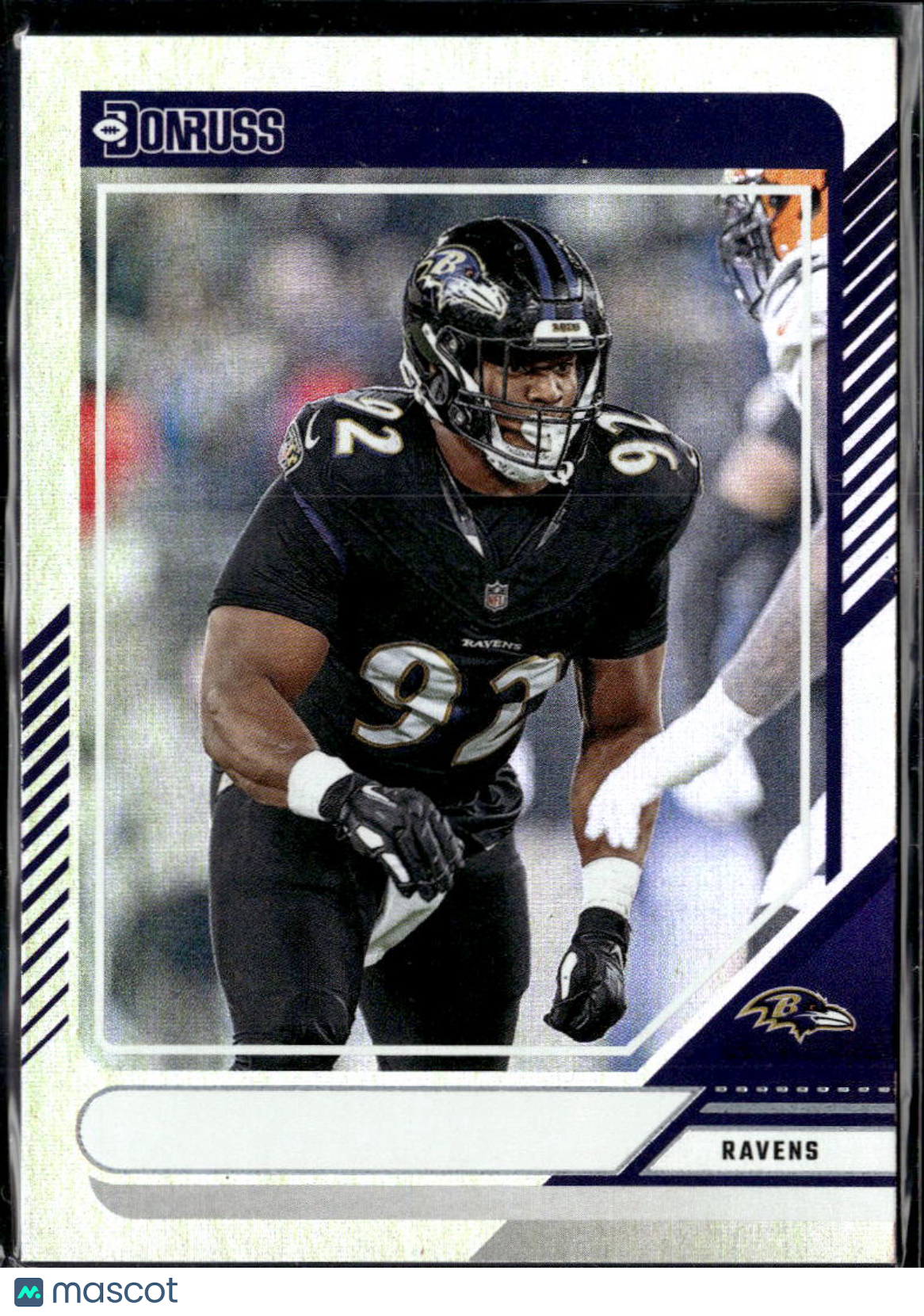 Justin Madubuike 2024 Donruss No Name Variation Baltimore Ravens