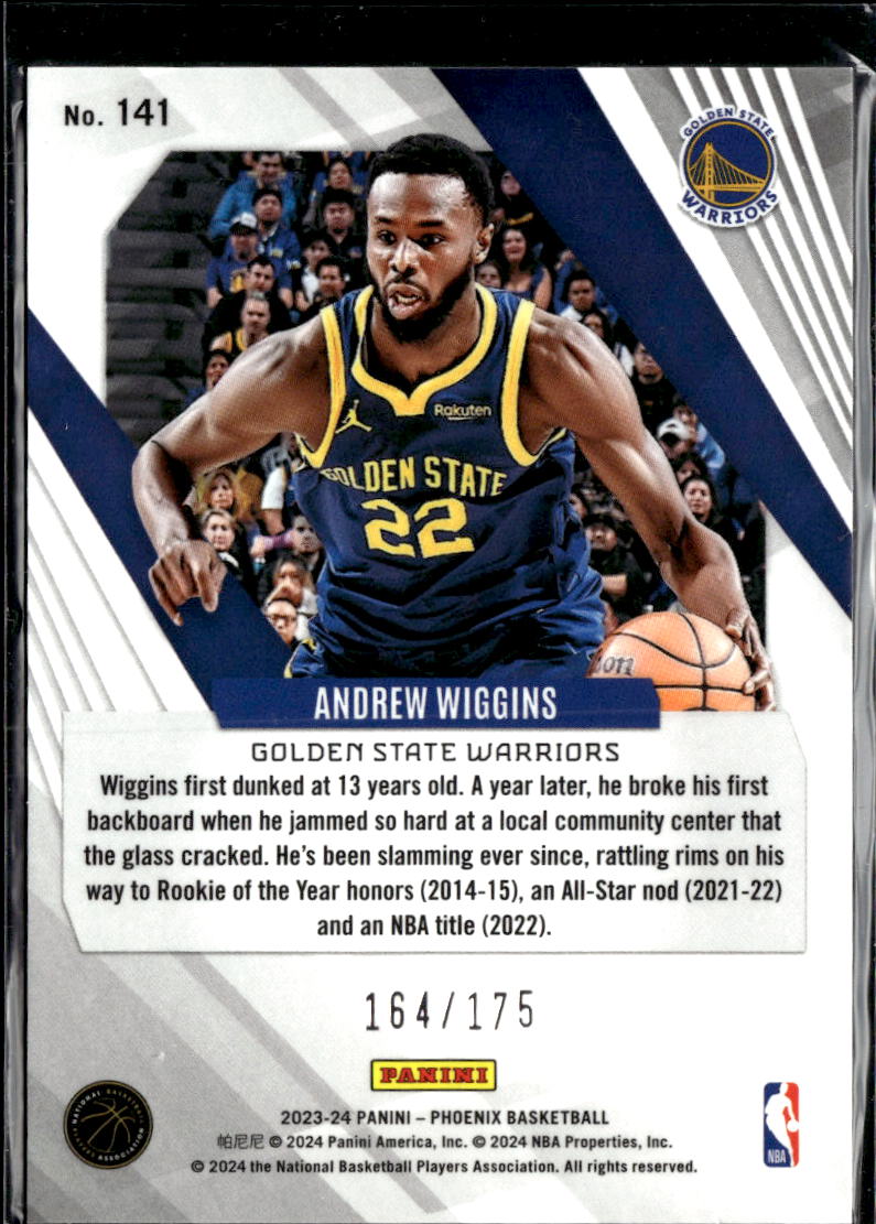 Andrew Wiggins 2024 Phoenix Yellow Ice /175 Golden State Warriors