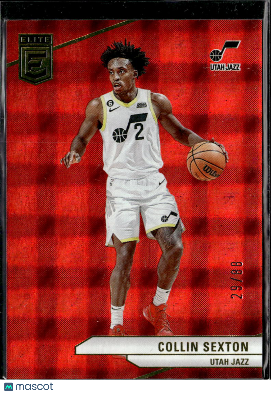 Collin Sexton 2024 Elite Red 29/88 Utah Jazz