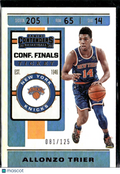 Allonzo Trier 2019 Contenders Conference Finals Ticket /125 New York Knicks