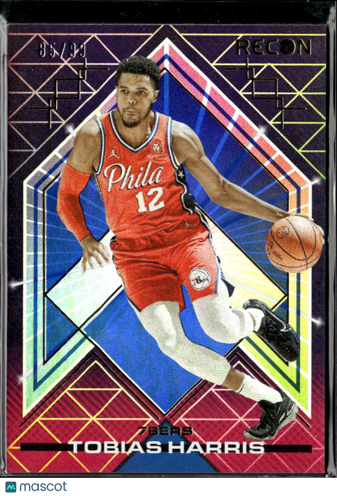 Tobias Harris 2022 Panini Recon Blue 85/99 Philadelphia 76ers