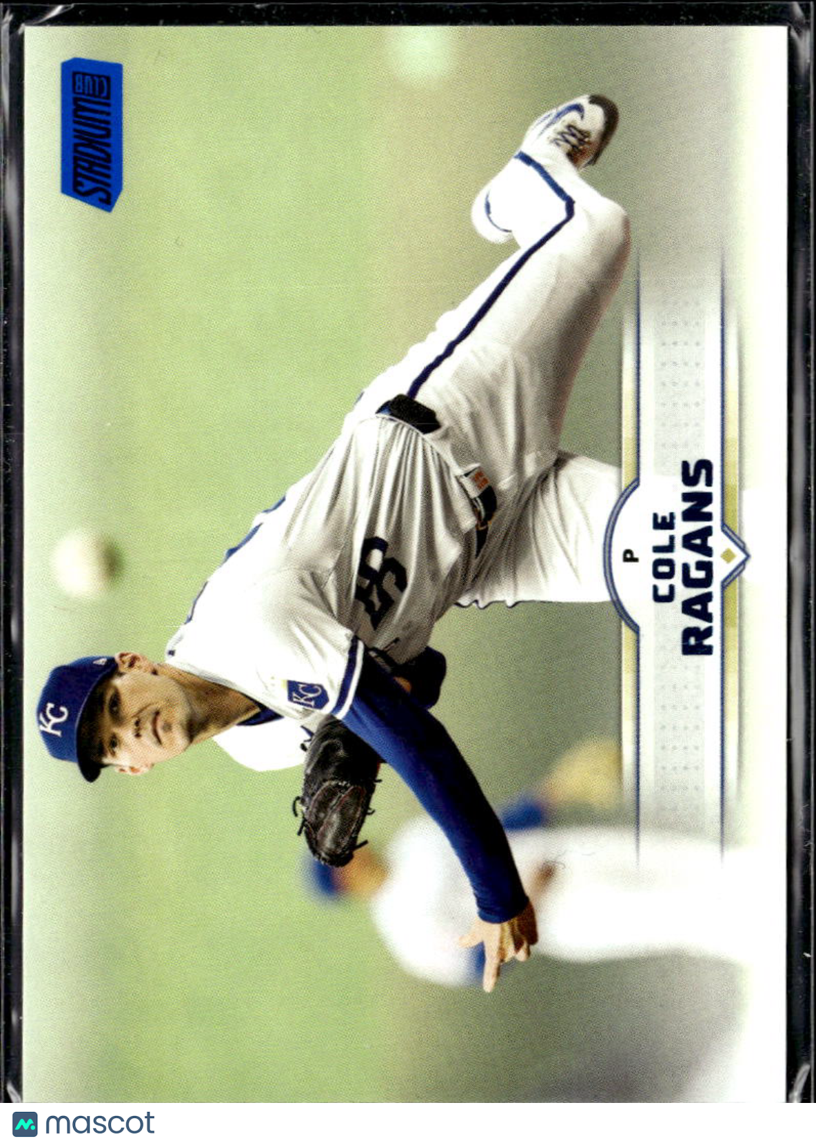 Cole Ragans 2025 Topps Stadium Club Blue Foil SSP Kansas City Royals