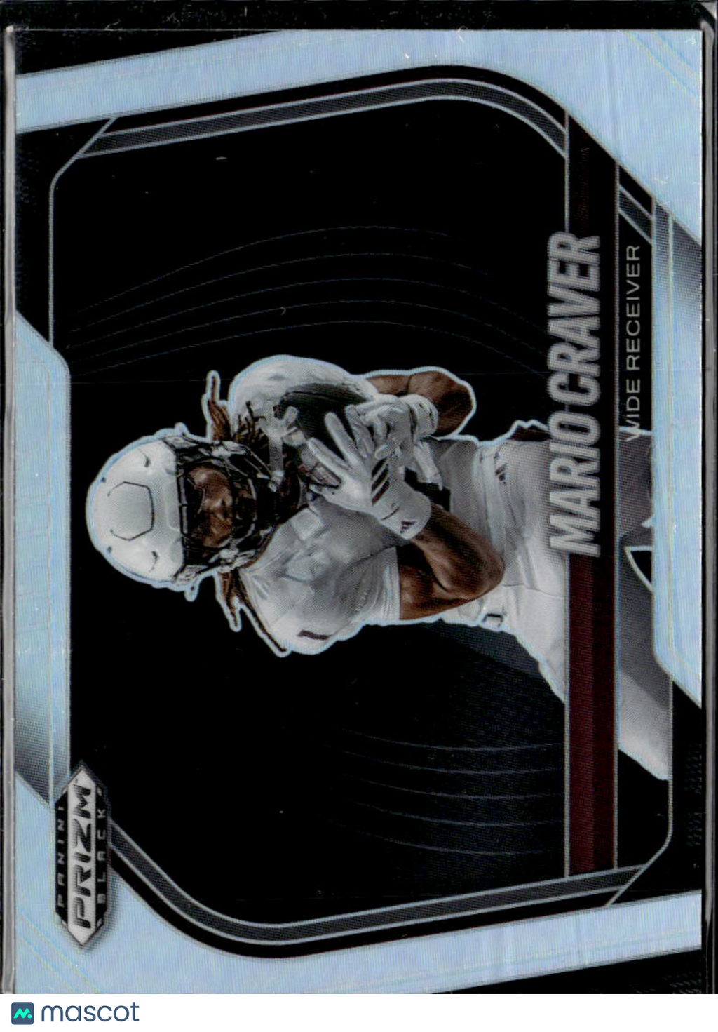 Mario Craver 2025 Prizm Black Silver Prizm Rookie RC Mississippi State Bulldogs