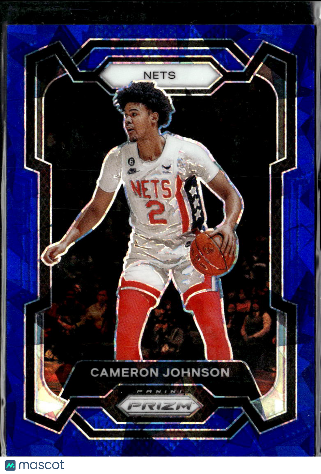 Cameron Johnson 2023 Prizm Blue Ice 5/125 Brooklyn Nets