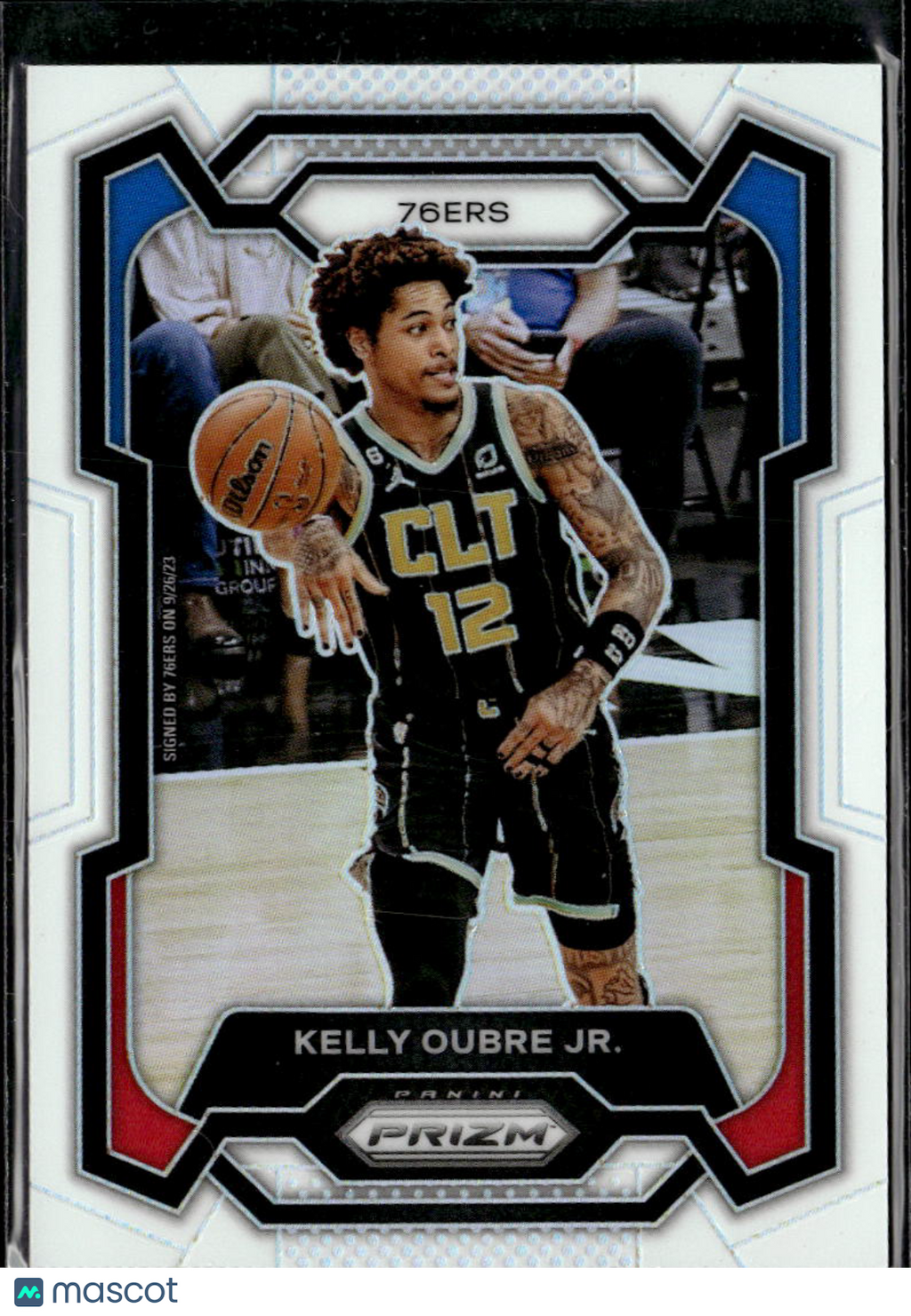 Kelly Oubre Jr. 2023 Prizm White Prizm 78/175 Philadelphia 76ers