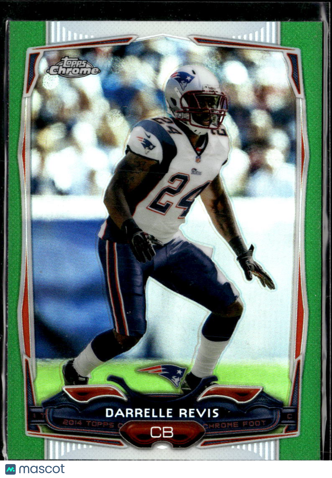 Darrelle Revis 2007 Topps Chrome Green Refractor New England Patriots