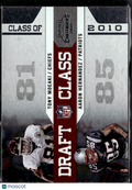 Aaron Hernandez Tony Moeaki 2010  Contenders RC New England Patriots Chiefs
