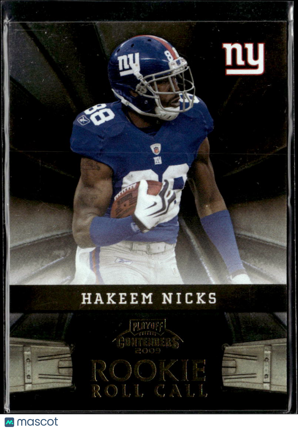 Hakeem Nicks 2009 Playoff Contenders Rookie Roll Call /100 New York Giants