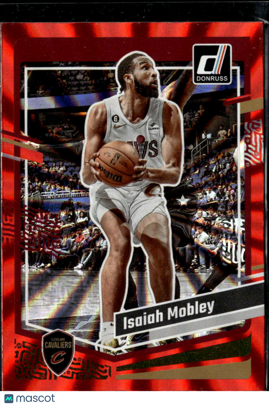 Isaiah Mobley 2023 Donruss Red Laser 3/99 Cleveland Cavaliers