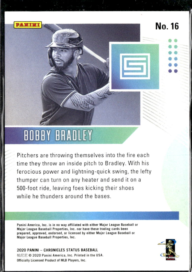 Bobby Bradley 2020 Chronicles Status Rookie RC Guardians /99