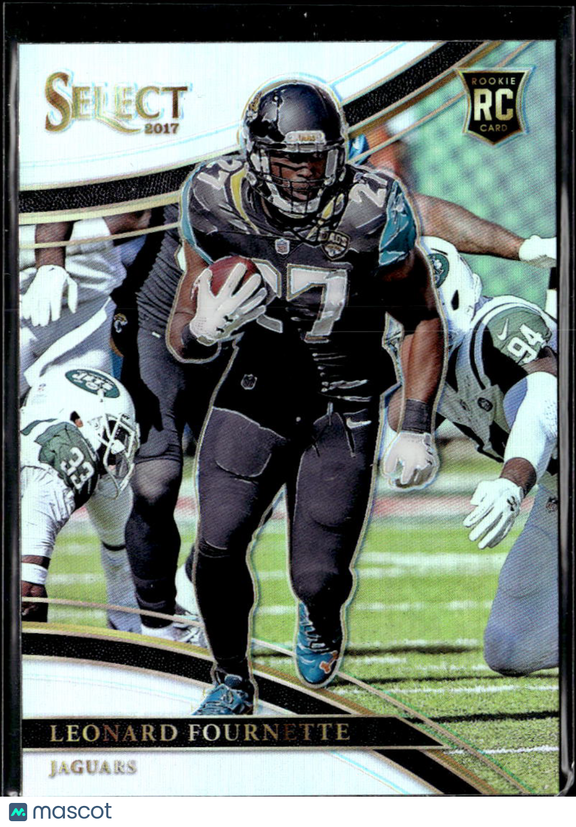 Leonard Fournette 2017 Select Field Level Silver Prizm RC Jacksonville Jaguars