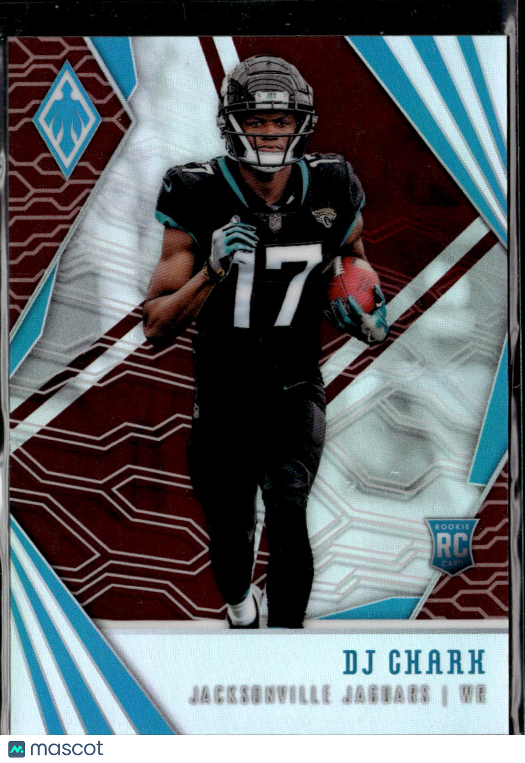 DJ Chark 2018 Panini Phoenix Red RC /299 Jacksonville Jaguars