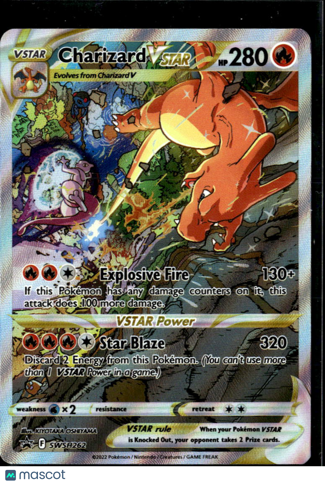 Charizard VSTAR 2020 Sword & Shield Holo Black Star Promo FA #SWSH262