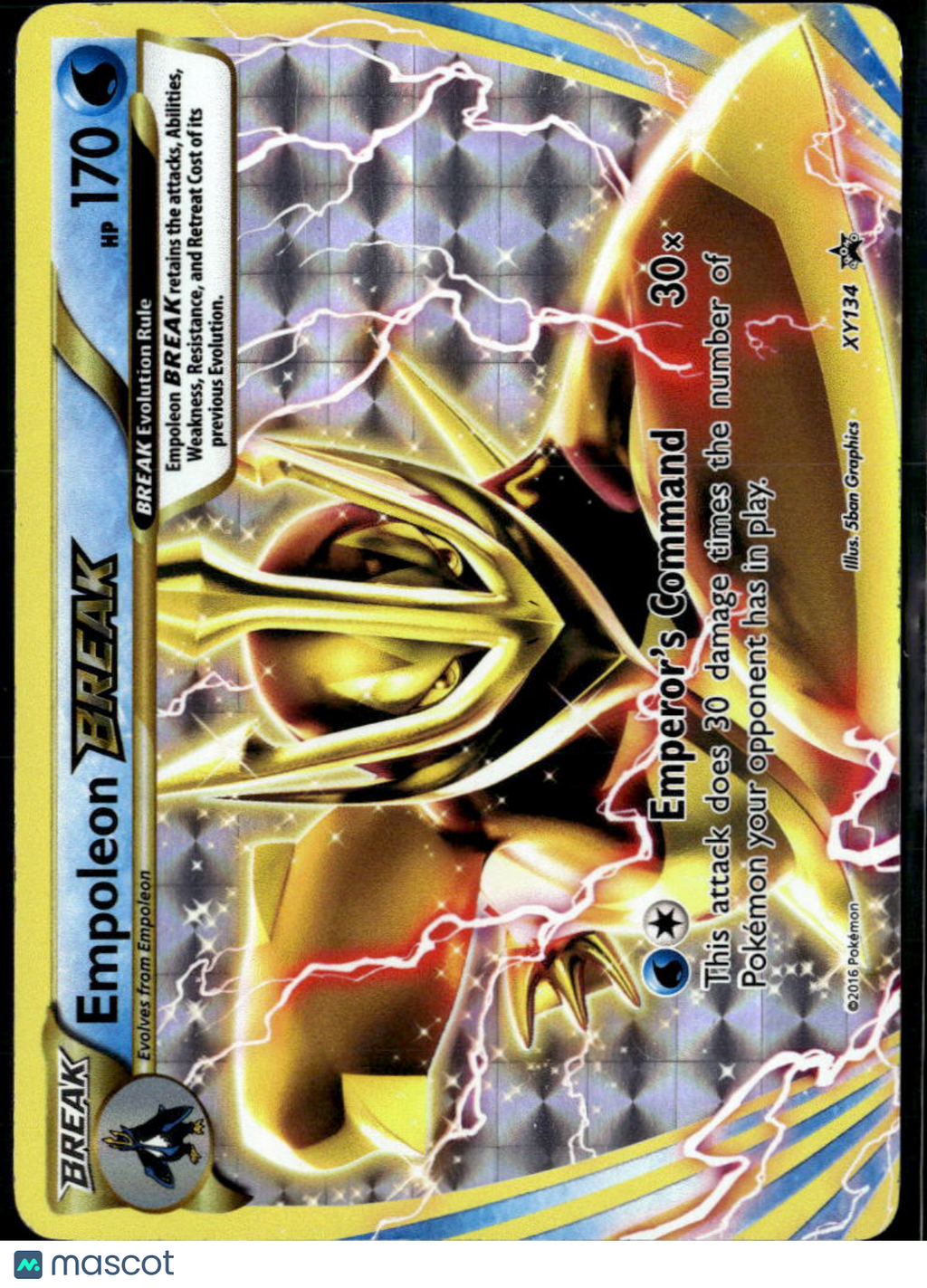 Empoleon Break XY Promos Holo Black Star Promo #XY134
