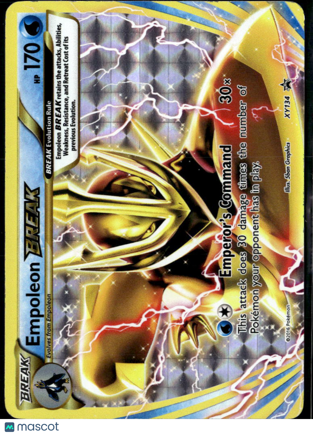 Empoleon Break XY Promos Holo Black Star Promo #XY134