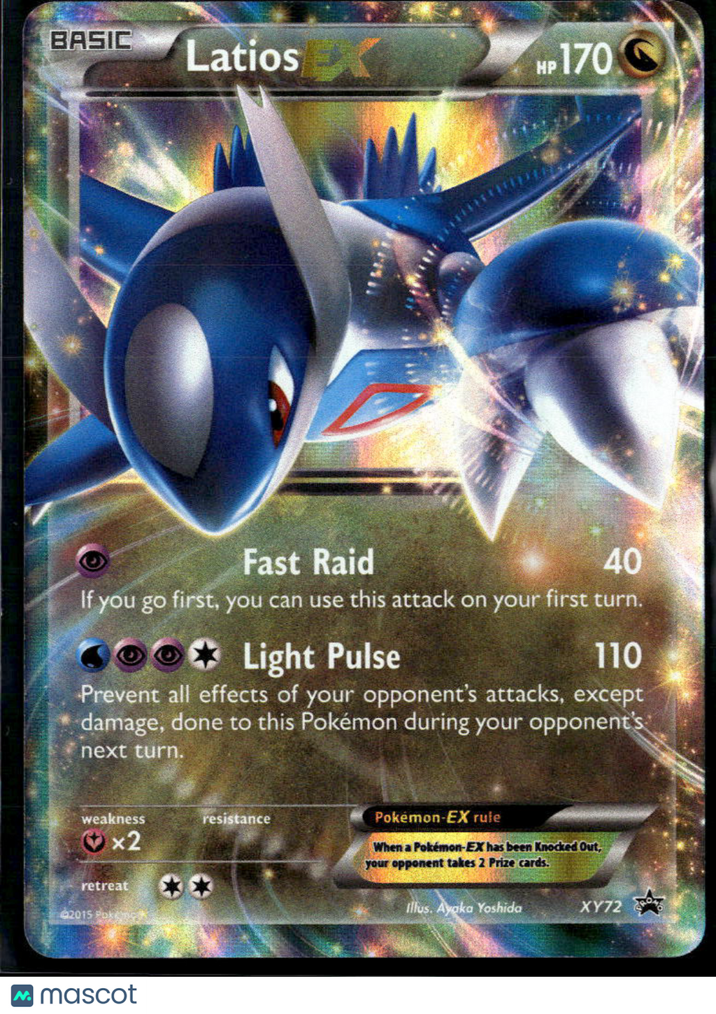 Latios EX XY Holo Black Star Promo #XY72