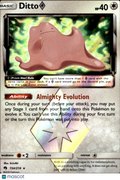 Ditto 2018 Lost Thunder Holo Rare #154/214