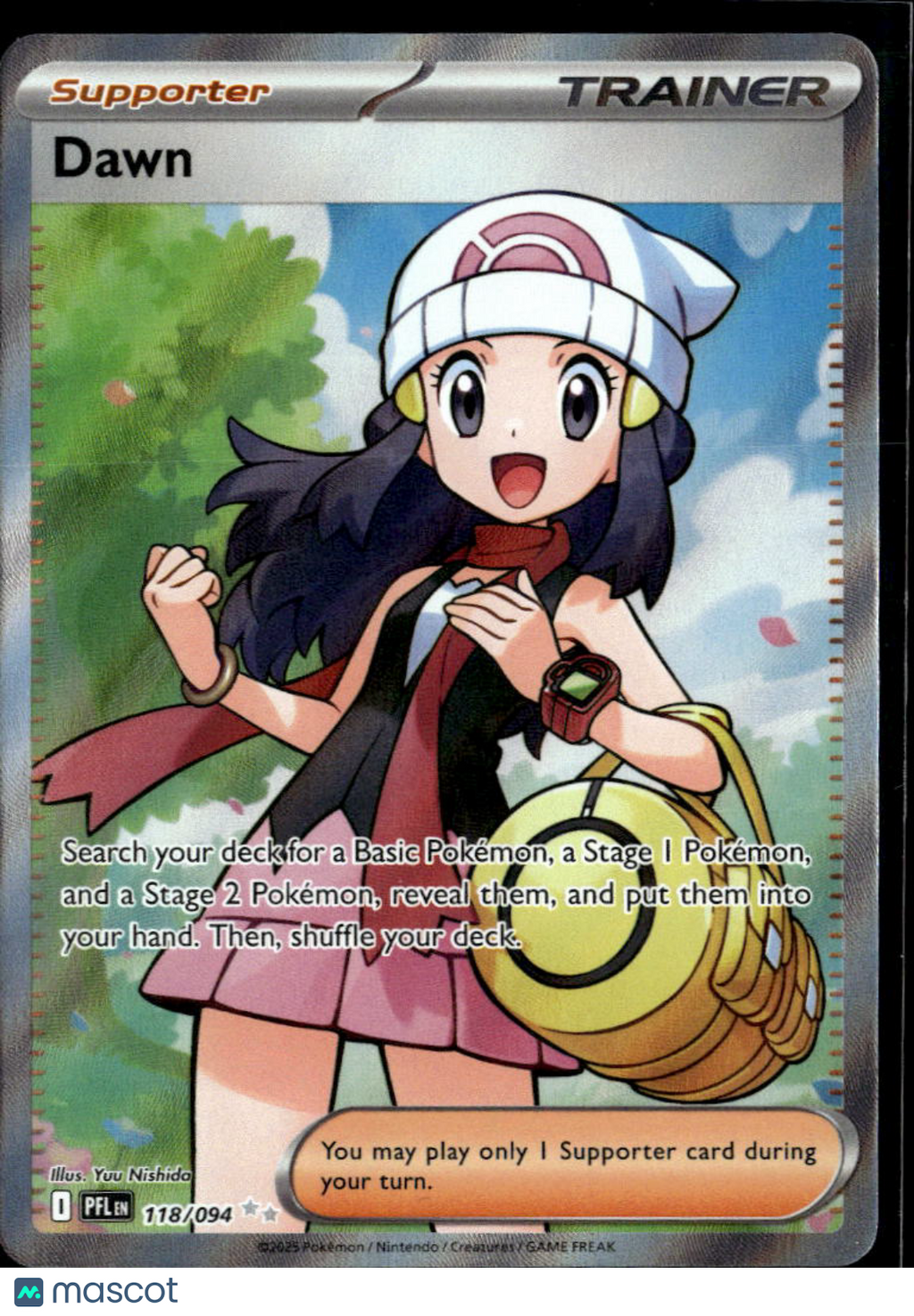 Dawn 2025 Mega Evolution – Phantasmal Flames Holo Secret Rare UR FA #118/94