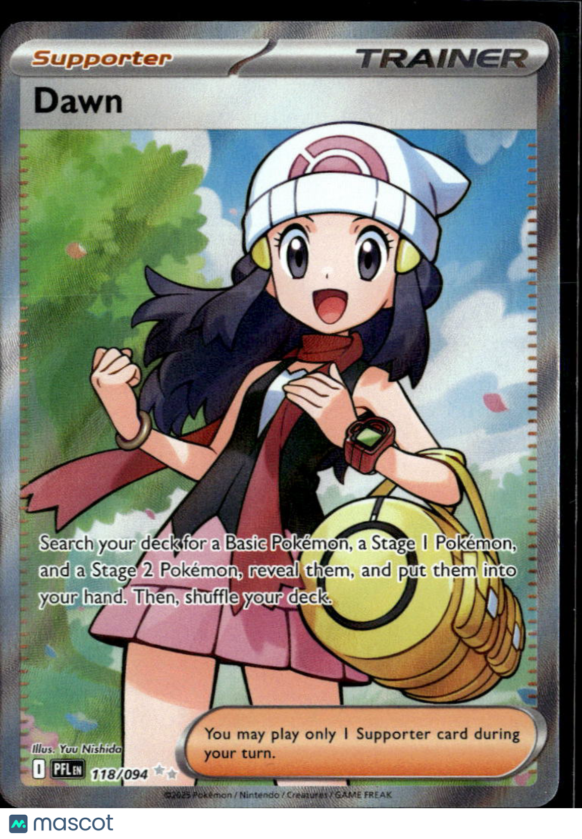 Dawn 2025 Mega Evolution – Phantasmal Flames Holo Secret Rare UR FA #118/94