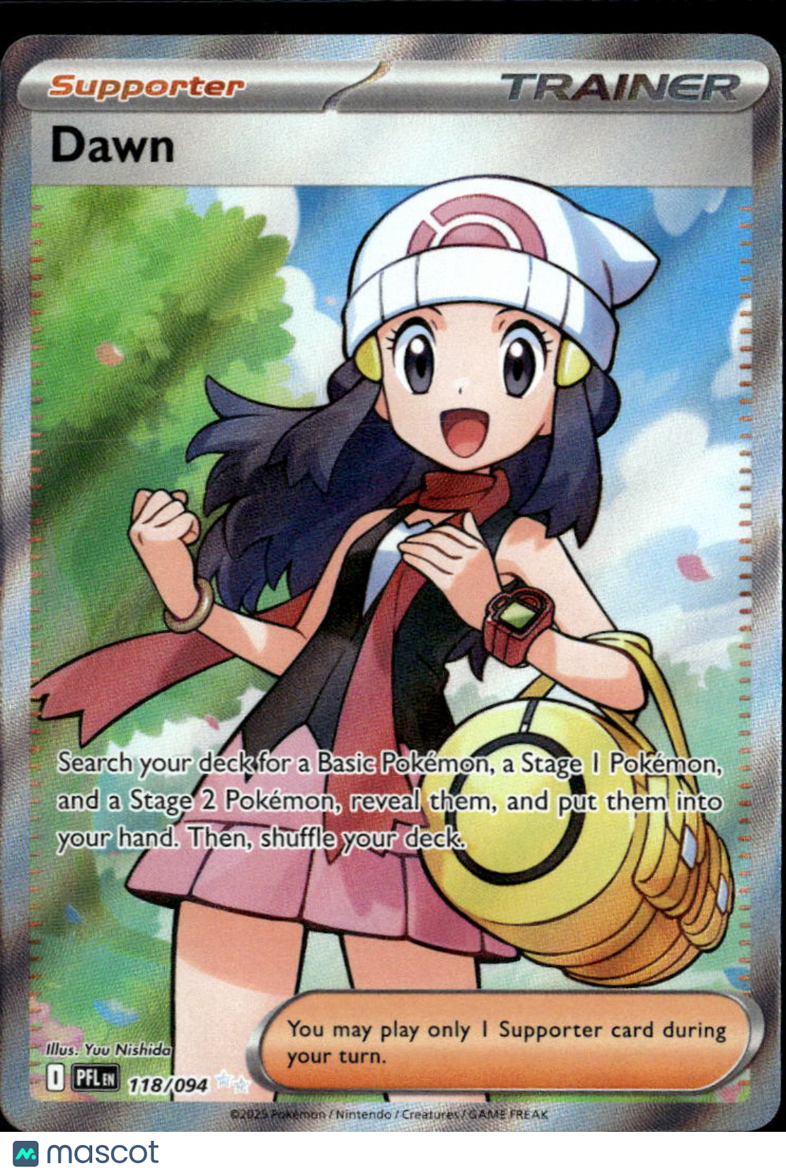 Dawn 2025 Mega Evolution – Phantasmal Flames Holo Secret Rare FA SAR #118/94