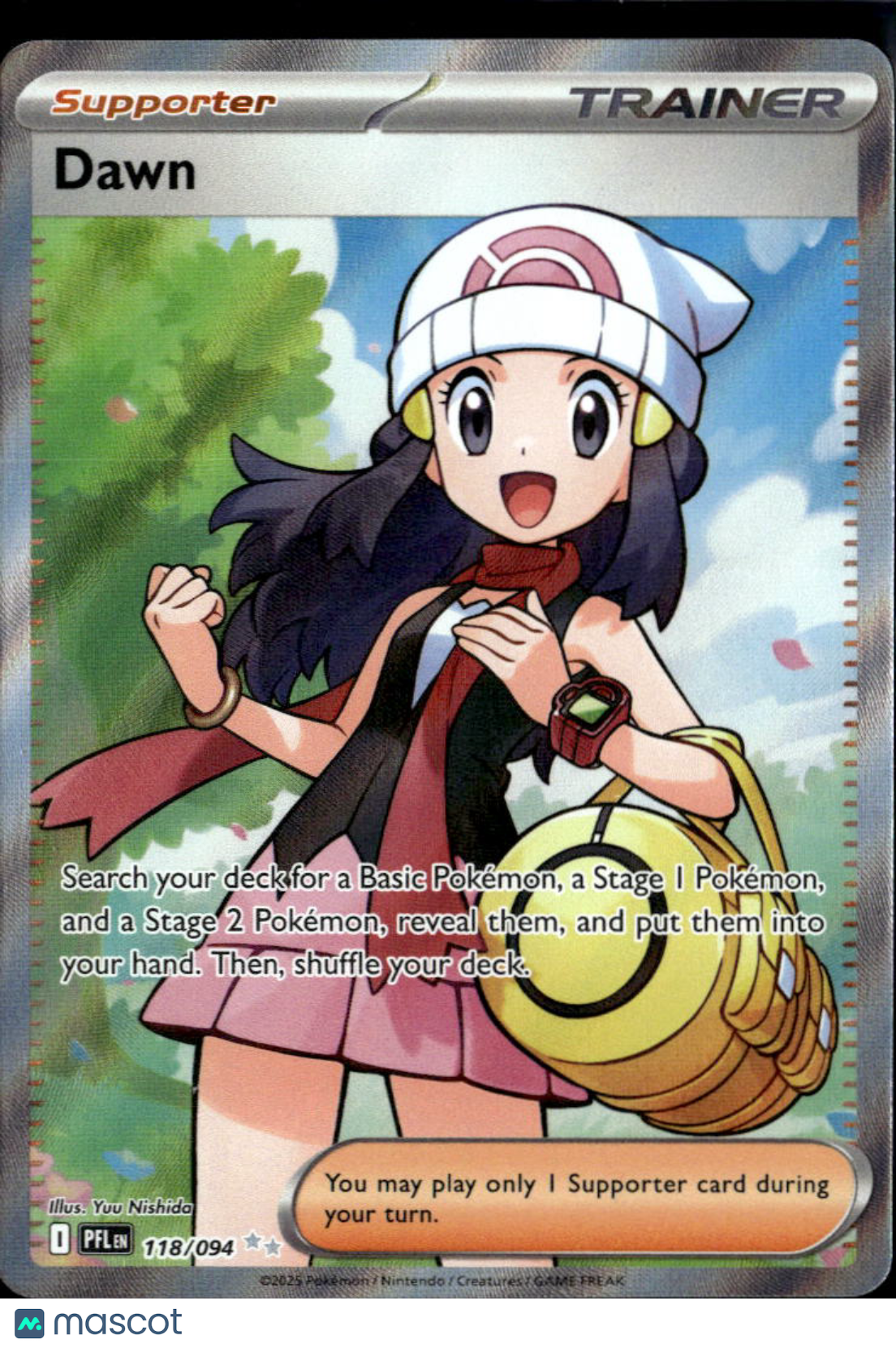 Dawn 2025 Mega Evolution – Phantasmal Flames Holo Secret Rare UR FA #118/94