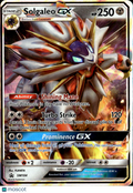 Solgaleo GX 2018 Sun & Moon Promos Holo Black Star Promo FA #SM104